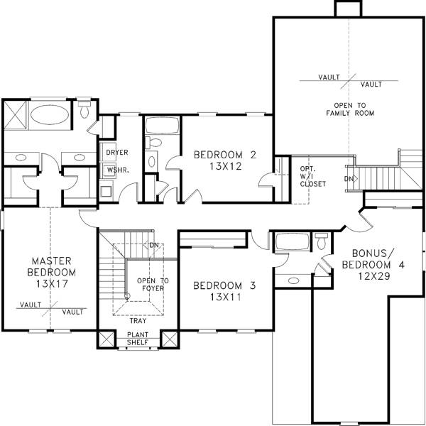 Upper Level Floorplan